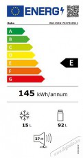 Beko BU1154N beépíthető hűtő Konyhai termékek - Hűtő, fagyasztó (beépíthető) - Egyajtós hűtő - 499683