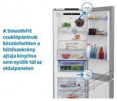 Beko RCNA-406I40 XBN alulfagyasztós hűtő Konyhai termékek - Hűtő, fagyasztó (szabadonálló) - Alulfagyasztós kombinált hűtő - 372816