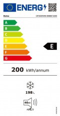 Beko CF200EWN fagyasztószekrény Konyhai termékek - Hűtő, fagyasztó (szabadonálló) - Fagyasztószekrény - 500166