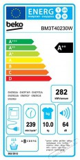 Beko BM3T40230W Hőszivattyús szárítógép Háztartás / Otthon / Kültér - Mosógép / szárítógép - Szárítógép - 500806