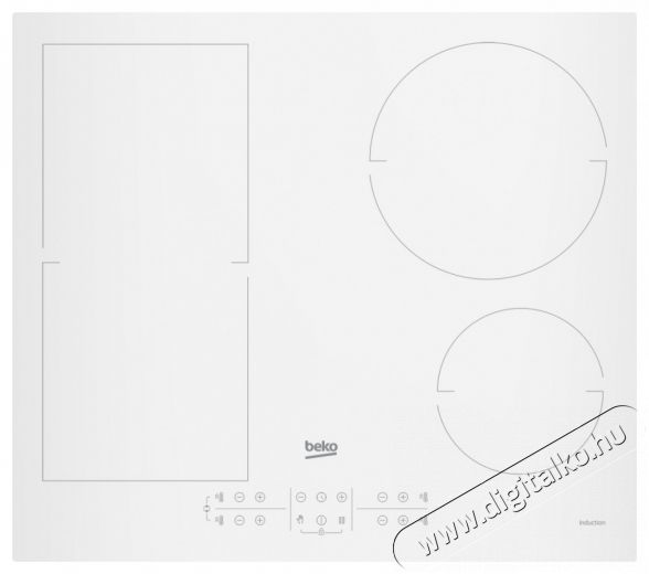 Beko HII64200FMTW Indukciós Főzőlap Konyhai termékek - Sütő-főzőlap, tűzhely (beépíthető) - Indukciós főzőlap (beépíthető) - 500794