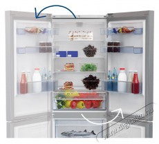 Beko RCSA240K40SN alulfagyasztós hűtőszekrény Konyhai termékek - Hűtő, fagyasztó (szabadonálló) - Alulfagyasztós kombinált hűtő - 501360