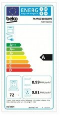 Beko FSM67300GWS elektromos tűzhely Konyhai termékek - Sütő-főzőlap, tűzhely (szabadonálló) - Elektromos tűzhely (szabadonálló) - 338078