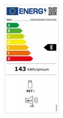 Beko RSSE415K40SN HŰTŐ EGYAJTÓS Konyhai termékek - Hűtő, fagyasztó (szabadonálló) - Egyajtós hűtő - 502930