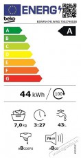 Beko B3WFU4741WWG Háztartás / Otthon / Kültér - Mosógép / szárítógép - Elöltöltős normál (60cm-ig) mosógép - 504326