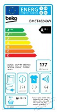 Beko BM3T48249W Háztartás / Otthon / Kültér - Mosógép / szárítógép - Szárítógép - 504328