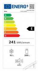 Beko B1RCNA344W alulfagyasztós No Frost hűtő Konyhai termékek - Hűtő, fagyasztó (szabadonálló) - Alulfagyasztós kombinált hűtő - 499667