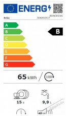Beko BDIN38550C beépíthető mosogatógép Konyhai termékek - Mosogatógép - Normál (60cm) beépíthető mosogatógép - 503136