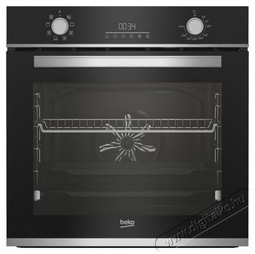 Beko BBIM13300XD inox, beépíthető, sütőtér: 72L, légkeverés, sütő Konyhai termékek - Sütő-főzőlap, tűzhely (beépíthető) - Sütő (beépíthető) - 508605