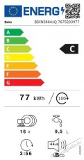 Beko Beyond BDIN38641Q Konyhai termékek - Mosogatógép - Normál (60cm) beépíthető mosogatógép - 509268