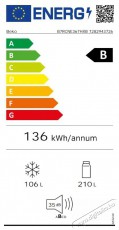 Beko B7RCNE367HXB Konyhai termékek - Hűtő, fagyasztó (szabadonálló) - Alulfagyasztós kombinált hűtő - 509597