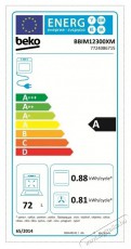 Beko BBIE12300XMP Konyhai termékek - Sütő-főzőlap, tűzhely (beépíthető) - Sütő (beépíthető) - 505616