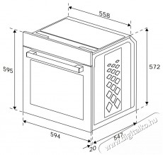 Beko Beyond BBIE123001XD Konyhai termékek - Sütő-főzőlap, tűzhely (beépíthető) - Sütő (beépíthető) - 505609