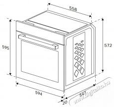 Beko Beyond BBIE18300W Konyhai termékek - Sütő-főzőlap, tűzhely (beépíthető) - Sütő (beépíthető) - 505617