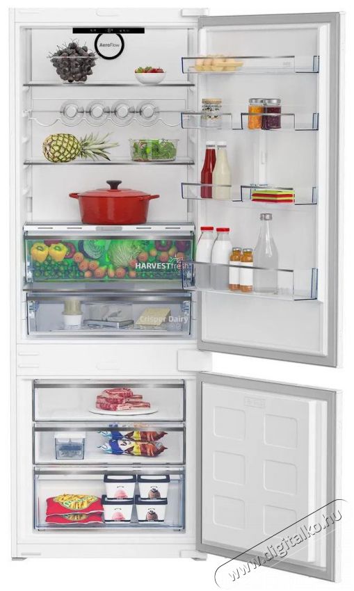 Beko Beyond BCNE400E40SN Alulfagyaszt&oacute;s kombin&aacute;lt hűtőszekr&eacute;ny  Konyhai term&eacute;kek - Hűtő, fagyaszt&oacute; (be&eacute;p&iacute;thető) - Alulfagyaszt&oacute;s kombin&aacute;lt hűtő - 509604