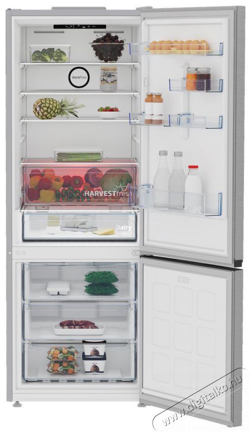 Beko B3RCNE564HXB Konyhai term&eacute;kek - Hűtő, fagyaszt&oacute; (szabadon&aacute;ll&oacute;) - Alulfagyaszt&oacute;s kombin&aacute;lt hűtő - 509473
