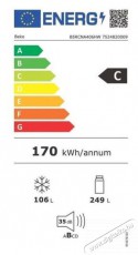 Beko B5RCNA406HW Konyhai termékek - Hűtő, fagyasztó (szabadonálló) - Alulfagyasztós kombinált hűtő - 509493