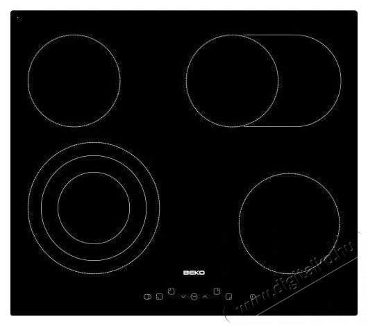 Beko HIC 64404 T Konyhai term&eacute;kek - S&uuml;tő-főzőlap, tűzhely (be&eacute;p&iacute;thető) - Elektromos főzőlap (be&eacute;p&iacute;thető) - 515203