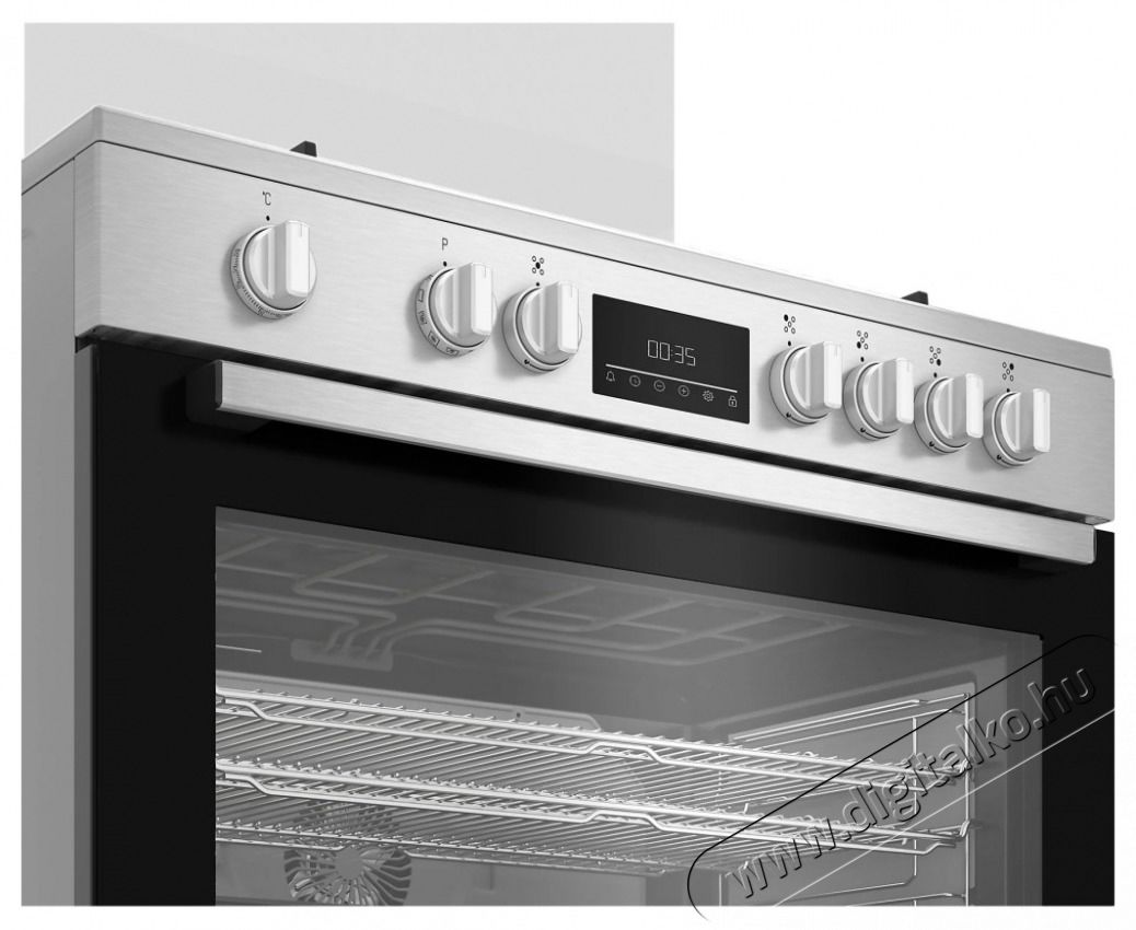 Beko BGM11226EX 90cm-es kombin&aacute;lt tűzhely Konyhai term&eacute;kek - S&uuml;tő-főzőlap, tűzhely (szabadon&aacute;ll&oacute;) - Kombin&aacute;lt tűzhely (szabadon&aacute;ll&oacute;) - 532871