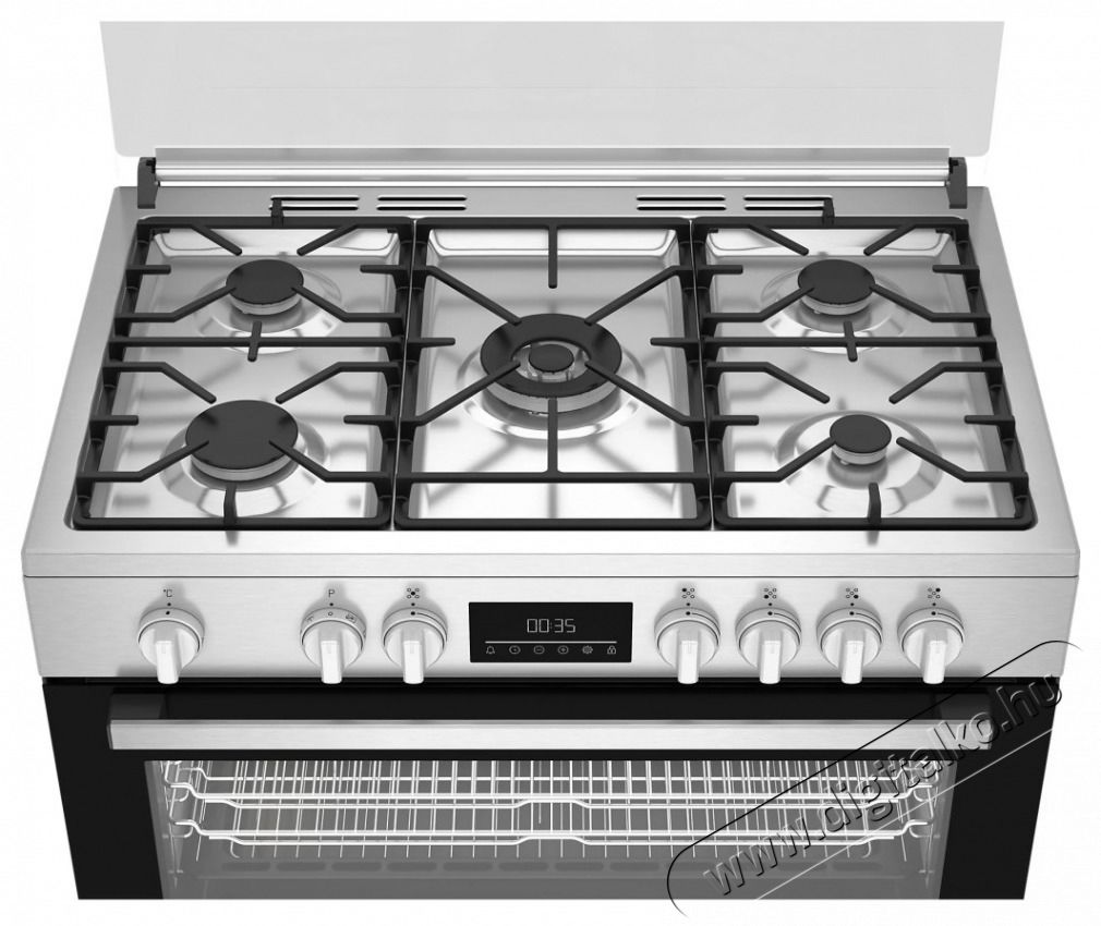 Beko BGM11226EX 90cm-es kombin&aacute;lt tűzhely Konyhai term&eacute;kek - S&uuml;tő-főzőlap, tűzhely (szabadon&aacute;ll&oacute;) - Kombin&aacute;lt tűzhely (szabadon&aacute;ll&oacute;) - 532871