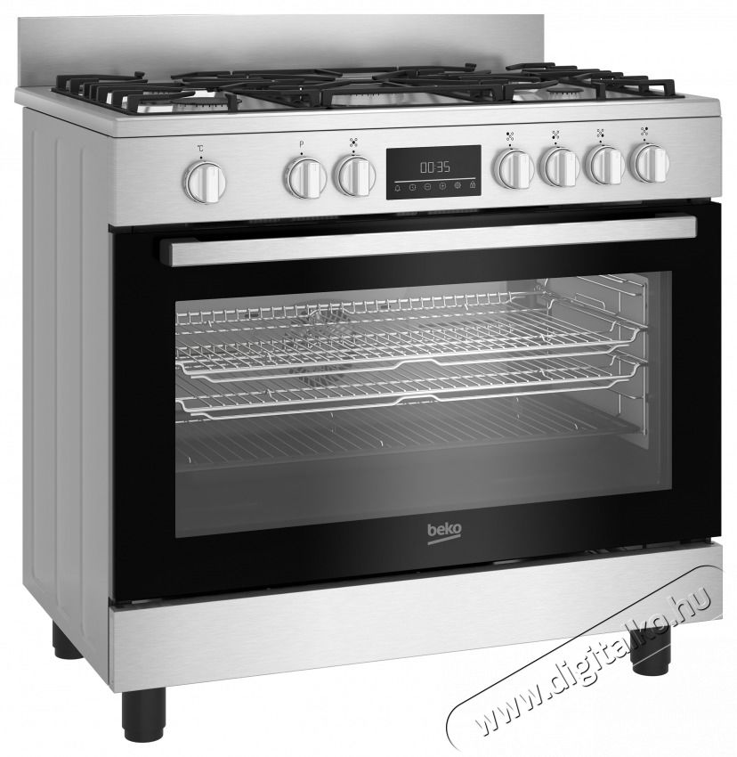 Beko BGM11226EX 90cm-es kombin&aacute;lt tűzhely Konyhai term&eacute;kek - S&uuml;tő-főzőlap, tűzhely (szabadon&aacute;ll&oacute;) - Kombin&aacute;lt tűzhely (szabadon&aacute;ll&oacute;) - 532871