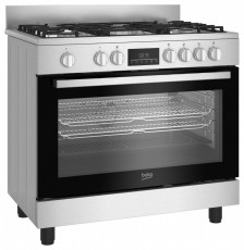 Beko BGM11226EX 90cm-es kombin&aacute;lt tűzhely Konyhai term&eacute;kek - S&uuml;tő-főzőlap, tűzhely (szabadon&aacute;ll&oacute;) - Kombin&aacute;lt tűzhely (szabadon&aacute;ll&oacute;) - 532871