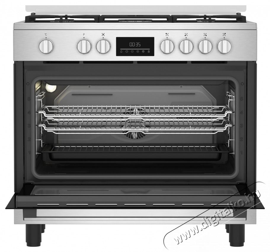 Beko BGM11226EX 90cm-es kombin&aacute;lt tűzhely Konyhai term&eacute;kek - S&uuml;tő-főzőlap, tűzhely (szabadon&aacute;ll&oacute;) - Kombin&aacute;lt tűzhely (szabadon&aacute;ll&oacute;) - 532871