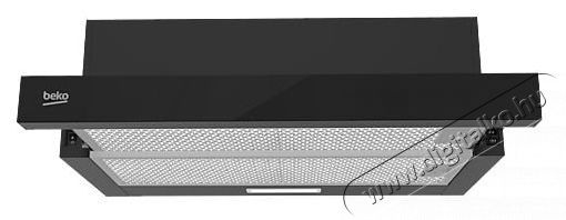 Beko HNT63322BH be&eacute;p&iacute;thető teleszk&oacute;pos p&aacute;raelsz&iacute;v&oacute;, 320 m&sup3;/h maxim&aacute;lis l&eacute;g&aacute;raml&aacute;s, F&eacute;m szűrő, 60cm, Fekete Konyhai term&eacute;kek - P&aacute;raelsz&iacute;v&oacute; - Be&eacute;p&iacute;thető / kih&uacute;zhat&oacute; - 532998