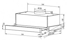 Beko HNT63322BH be&eacute;p&iacute;thető teleszk&oacute;pos p&aacute;raelsz&iacute;v&oacute;, 320 m&sup3;/h maxim&aacute;lis l&eacute;g&aacute;raml&aacute;s, F&eacute;m szűrő, 60cm, Fekete Konyhai term&eacute;kek - P&aacute;raelsz&iacute;v&oacute; - Be&eacute;p&iacute;thető / kih&uacute;zhat&oacute; - 532998