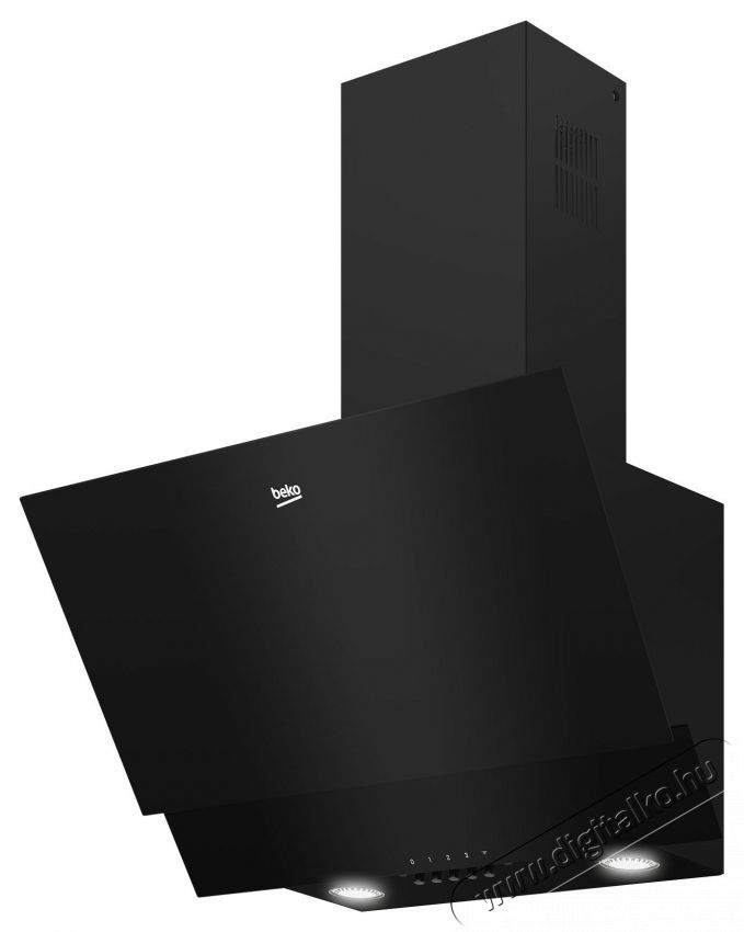 Beko BHCA62422BBH, Dekorat&iacute;v be&eacute;p&iacute;thető p&aacute;raelsz&iacute;v&oacute;, Abszorpci&oacute;s teljes&iacute;tm&eacute;ny 400 mc/h, Elektronikus kijelző, LED vil&aacute;g&iacute;t&aacute;s, Touch Control, 59,5 cm, Fekete &uuml;veg Konyhai term&eacute;kek - P&aacute;raelsz&iacute;v&oacute; - Be&eacute;p&iacute;thető / kih&uacute;zhat&oacute; - 533000