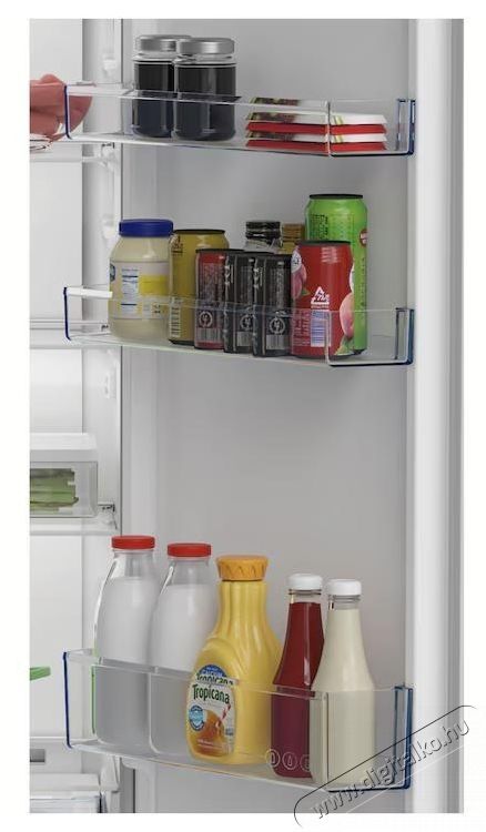 Beko B1RMLNE444XB, Egyajt&oacute;s hűtő, 365 l, No Frost, AeroFlow, LED vil&aacute;g&iacute;t&aacute;s, E energiaoszt&aacute;ly, M 186,5 cm, Ez&uuml;st Konyhai term&eacute;kek - Hűtő, fagyaszt&oacute; (szabadon&aacute;ll&oacute;) - Fagyaszt&oacute; n&eacute;lk&uuml;li hűtő - 532958