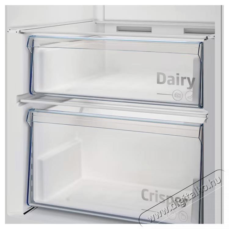 Beko B1RMLNE444XB, Egyajt&oacute;s hűtő, 365 l, No Frost, AeroFlow, LED vil&aacute;g&iacute;t&aacute;s, E energiaoszt&aacute;ly, M 186,5 cm, Ez&uuml;st Konyhai term&eacute;kek - Hűtő, fagyaszt&oacute; (szabadon&aacute;ll&oacute;) - Fagyaszt&oacute; n&eacute;lk&uuml;li hűtő - 532958