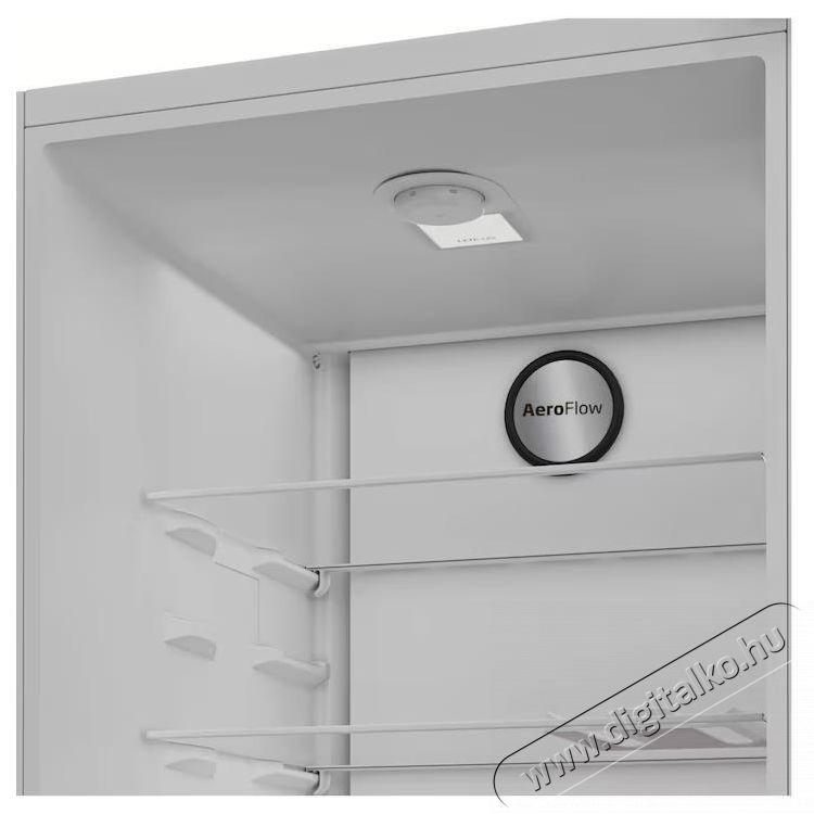 Beko B1RMLNE444XB, Egyajt&oacute;s hűtő, 365 l, No Frost, AeroFlow, LED vil&aacute;g&iacute;t&aacute;s, E energiaoszt&aacute;ly, M 186,5 cm, Ez&uuml;st Konyhai term&eacute;kek - Hűtő, fagyaszt&oacute; (szabadon&aacute;ll&oacute;) - Fagyaszt&oacute; n&eacute;lk&uuml;li hűtő - 532958