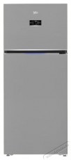 Beko B5RDNE594ZXB K&eacute;tajt&oacute;s hűtőszekr&eacute;ny, 557 l, NoFrost, HarvestFresh, Everfresh+, AeroFlow, Display, E energiaoszt&aacute;ly, 186 cm, Metal Look Konyhai term&eacute;kek - Hűtő, fagyaszt&oacute; (szabadon&aacute;ll&oacute;) - Fel&uuml;lfagyaszt&oacute;s kombin&aacute;lt hűtő - 532963