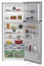 Beko B5RDNE594ZXB K&eacute;tajt&oacute;s hűtőszekr&eacute;ny, 557 l, NoFrost, HarvestFresh, Everfresh+, AeroFlow, Display, E energiaoszt&aacute;ly, 186 cm, Metal Look Konyhai term&eacute;kek - Hűtő, fagyaszt&oacute; (szabadon&aacute;ll&oacute;) - Fel&uuml;lfagyaszt&oacute;s kombin&aacute;lt hűtő - 532963