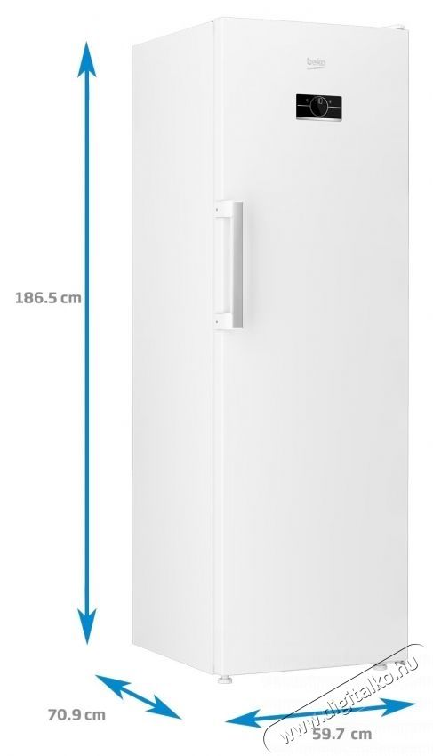 Beko B5RFNE314W Fagyaszt&oacute;, 286 l, 8 fi&oacute;kos Konyhai term&eacute;kek - Hűtő, fagyaszt&oacute; (szabadon&aacute;ll&oacute;) - Fagyaszt&oacute;szekr&eacute;ny - 532972