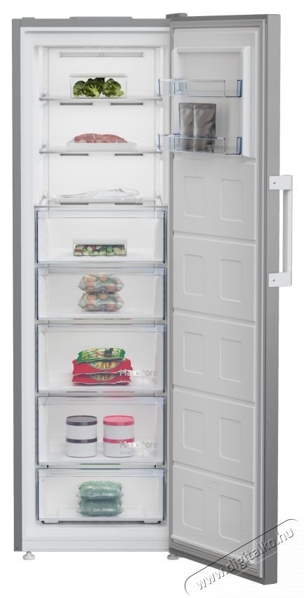 Beko B5RFNE314XB Fagyaszt&oacute;, 286 l, 8 fi&oacute;kos Konyhai term&eacute;kek - Hűtő, fagyaszt&oacute; (szabadon&aacute;ll&oacute;) - Fagyaszt&oacute;szekr&eacute;ny - 532973