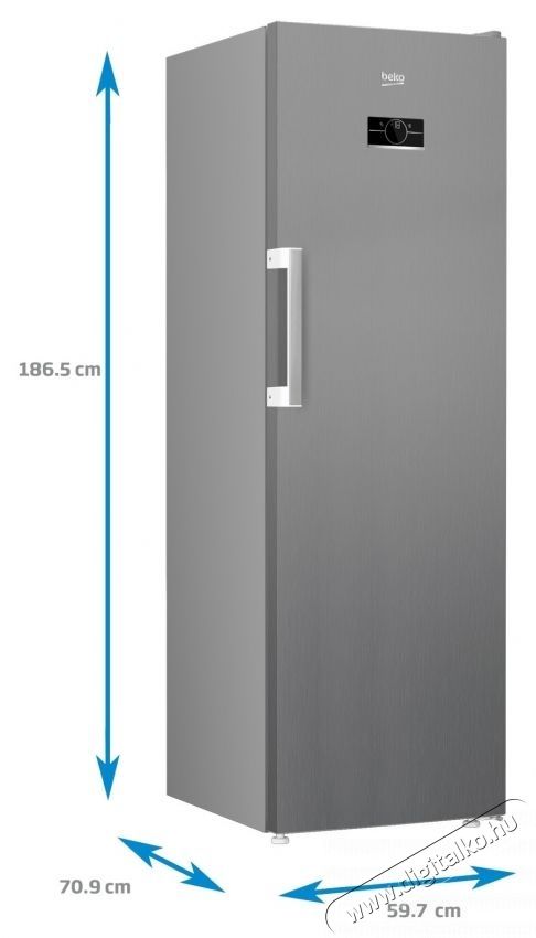 Beko B5RFNE314XB Fagyaszt&oacute;, 286 l, 8 fi&oacute;kos Konyhai term&eacute;kek - Hűtő, fagyaszt&oacute; (szabadon&aacute;ll&oacute;) - Fagyaszt&oacute;szekr&eacute;ny - 532973