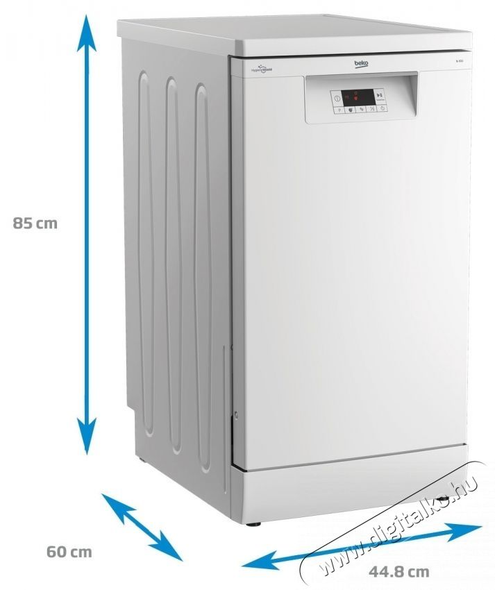 Beko BDFS15020W Mosogat&oacute;g&eacute;p, 10 ter&iacute;t&eacute;k, 45cm, 5 program Konyhai term&eacute;kek - Mosogat&oacute;g&eacute;p - Norm&aacute;l (60cm) szabadon&aacute;ll&oacute; mosogat&oacute;g&eacute;p - 532977