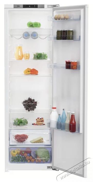 Beko BSSA315E4FN, Be&eacute;p&iacute;thető hűtő, 309 l, D energiaoszt&aacute;ly, HarvestFresh, Ajt&oacute;nyit&oacute; hangjelző, Tejterm&eacute;k, Kijelző &eacute;rintős vez&eacute;rl&eacute;s, M 177,5 cm Konyhai term&eacute;kek - Hűtő, fagyaszt&oacute; (be&eacute;p&iacute;thető) - Egyajt&oacute;s hűtő - 532954