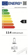 Beko BSSA315E4FN, Be&eacute;p&iacute;thető hűtő, 309 l, D energiaoszt&aacute;ly, HarvestFresh, Ajt&oacute;nyit&oacute; hangjelző, Tejterm&eacute;k, Kijelző &eacute;rintős vez&eacute;rl&eacute;s, M 177,5 cm Konyhai term&eacute;kek - Hűtő, fagyaszt&oacute; (be&eacute;p&iacute;thető) - Egyajt&oacute;s hűtő - 532954