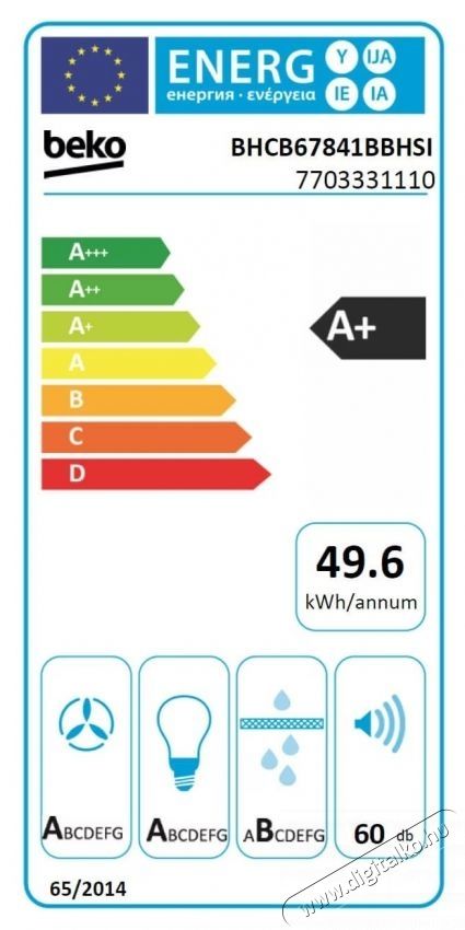 Beko dekorat&iacute;v be&eacute;p&iacute;tett p&aacute;raelsz&iacute;v&oacute; BHCB67841BBHSI Konyhai term&eacute;kek - P&aacute;raelsz&iacute;v&oacute; - Be&eacute;p&iacute;thető / kih&uacute;zhat&oacute; - 532968