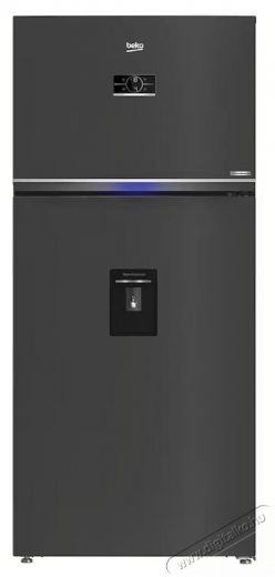 Beko RDNE650E40DZXBRN1 k&eacute;tajt&oacute;s hűtőszekr&eacute;ny, 630 l, Everfresh+, AeroFlow, ProSmart inverteres kompresszor, v&iacute;zadagol&oacute;, E energiaoszt&aacute;ly, M 187,7 cm, S&ouml;t&eacute;t rozsdamentes ac&eacute;l Konyhai term&eacute;kek - Hűtő, fagyaszt&oacute; (szabadon&aacute;ll&oacute;) - Fel&uuml;lfagyaszt&oacute;s kombin&aacute;lt hűtő - 532961