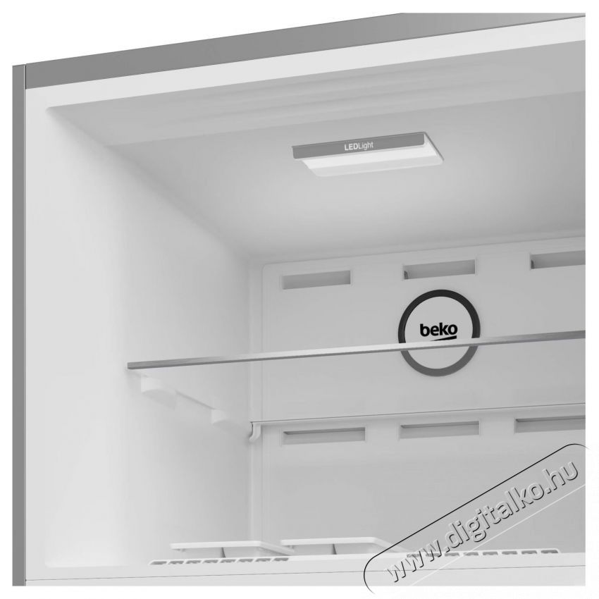 Beko B5RDNE504LDM K&eacute;tajt&oacute;s hűtőszekr&eacute;ny, 477 l, HarvestFresh , AeroFlow , Everfresh+ , No Frost, V&iacute;zadagol&oacute;, Kijelző, E energiaoszt&aacute;ly, 186.5 cm, Sz&uuml;rke Konyhai term&eacute;kek - Hűtő, fagyaszt&oacute; (szabadon&aacute;ll&oacute;) - Fel&uuml;lfagyaszt&oacute;s kombin&aacute;lt hűtő - 534866
