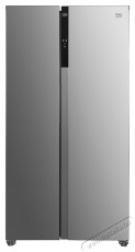 Beko GNO5322XPN Side by side hűtőszekr&eacute;ny, 532 l, E energiaoszt&aacute;ly, NeoFrost Dual Cooling, Kompresszor ProSmart Inverter, Kijelző &eacute;rint&eacute;svez&eacute;rl&eacute;ssel, M 177 cm, Inox Konyhai term&eacute;kek - Hűtő, fagyaszt&oacute; (szabadon&aacute;ll&oacute;) - Amerikai t&iacute;pus&uacute; Side By Side hűtő - 534867