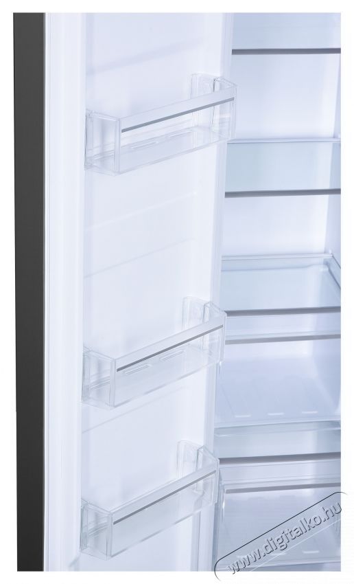 Beko GNO5324XPN Side by side hűtőszekr&eacute;ny, 532 l, C eenrgiaoszt&aacute;ly, No Frost, LED vil&aacute;g&iacute;t&aacute;s, Ajt&oacute;nyit&aacute;s jelzőhang, Eco funkci&oacute;, H 177 cm, Rozsdamentes ac&eacute;l Konyhai term&eacute;kek - Hűtő, fagyaszt&oacute; (szabadon&aacute;ll&oacute;) - Fel&uuml;lfagyaszt&oacute;s kombin&aacute;lt hűtő - 534873