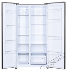 Beko GNO5324XPN Side by side hűtőszekr&eacute;ny, 532 l, C eenrgiaoszt&aacute;ly, No Frost, LED vil&aacute;g&iacute;t&aacute;s, Ajt&oacute;nyit&aacute;s jelzőhang, Eco funkci&oacute;, H 177 cm, Rozsdamentes ac&eacute;l Konyhai term&eacute;kek - Hűtő, fagyaszt&oacute; (szabadon&aacute;ll&oacute;) - Fel&uuml;lfagyaszt&oacute;s kombin&aacute;lt hűtő - 534873