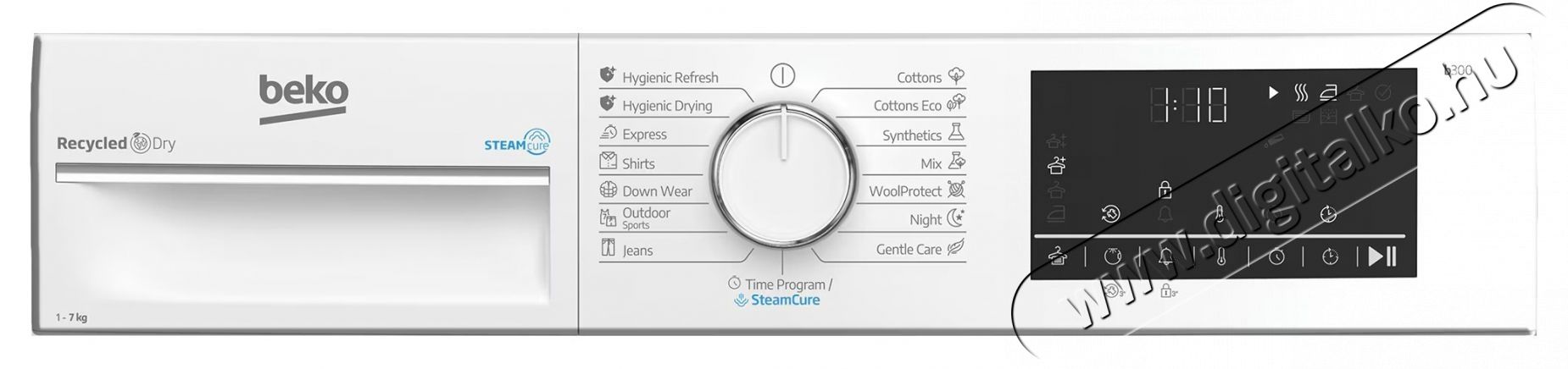 Beko B3T41242 sz&aacute;r&iacute;t&oacute;g&eacute;p, 7 kg, C energiaoszt&aacute;ly, Eco Gentle szivatty&uacute;, Aquawave, Optisense, feh&eacute;r H&aacute;ztart&aacute;s / Otthon / K&uuml;lt&eacute;r - Mos&oacute;g&eacute;p / sz&aacute;r&iacute;t&oacute;g&eacute;p - Sz&aacute;r&iacute;t&oacute;g&eacute;p - 536108