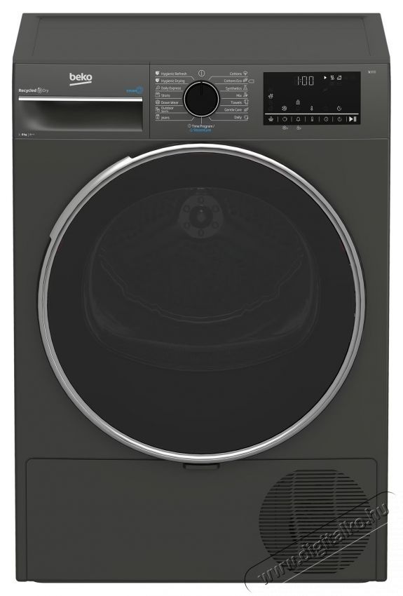 Beko B3T68239MG EU hőszivatty&uacute;s sz&aacute;r&iacute;t&oacute;g&eacute;p, 8 kg, 15 program, Aquawave, D energiaoszt&aacute;ly, S&ouml;t&eacute;tsz&uuml;rke H&aacute;ztart&aacute;s / Otthon / K&uuml;lt&eacute;r - Mos&oacute;g&eacute;p / sz&aacute;r&iacute;t&oacute;g&eacute;p - Sz&aacute;r&iacute;t&oacute;g&eacute;p - 536094