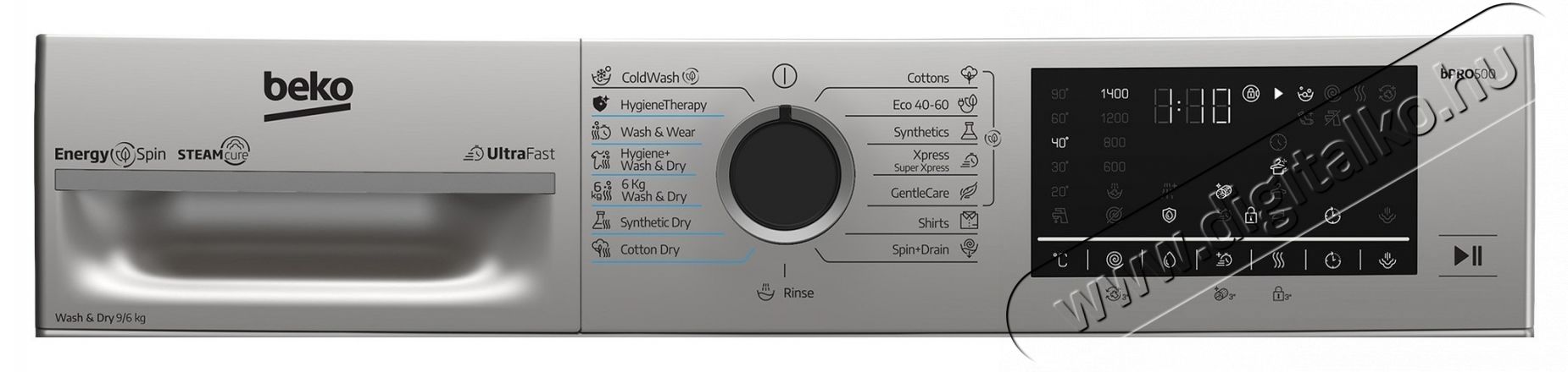 Beko BM5DFT49442GB mos&oacute;-sz&aacute;r&iacute;t&oacute;g&eacute;p, D energiaoszt&aacute;ly, SteamCure, 9/6 kg, 1400 fordulat/perc, Sz&uuml;rke H&aacute;ztart&aacute;s / Otthon / K&uuml;lt&eacute;r - Mos&oacute;g&eacute;p / sz&aacute;r&iacute;t&oacute;g&eacute;p - Mos&oacute;-sz&aacute;r&iacute;t&oacute;g&eacute;p - 536116